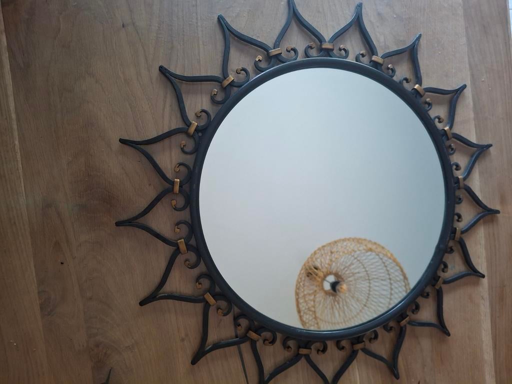 Miroir style fer forgé