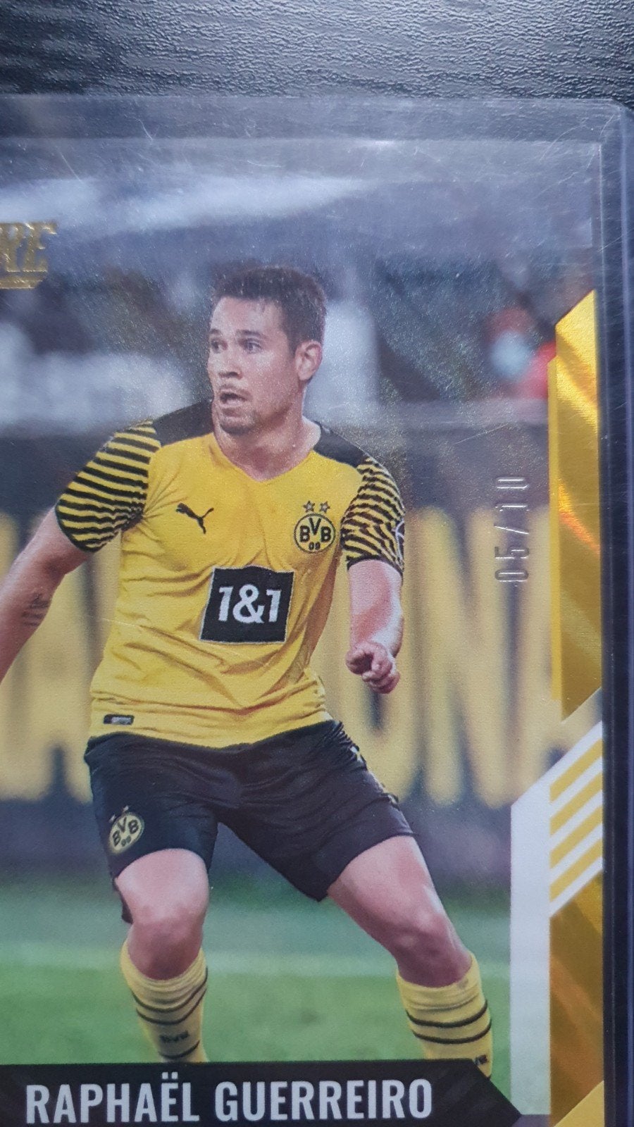 Raphaël Guerreiro Golden PARALLEL genummerd/10 Panini ***, Ophalen of Verzenden, Nieuw, Plaatje