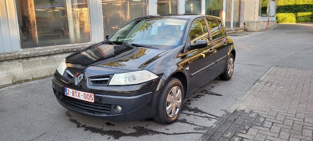 renault megane 1.5dci, Auto's, Voorwielaandrijving, Zwart, Zwart, Particulier