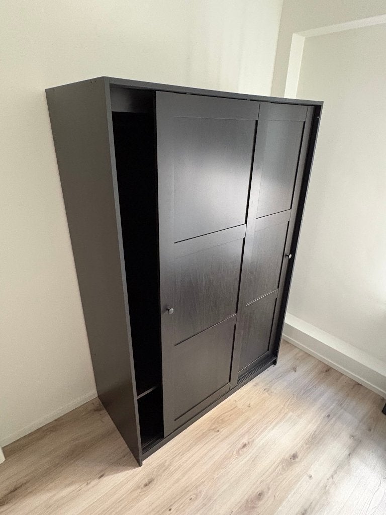 Ikea RAKKESTAD kleerkast met schuifdeuren, Huis en Inrichting, Ophalen, Met deur(en), 100 tot 150 cm, Zo goed als nieuw