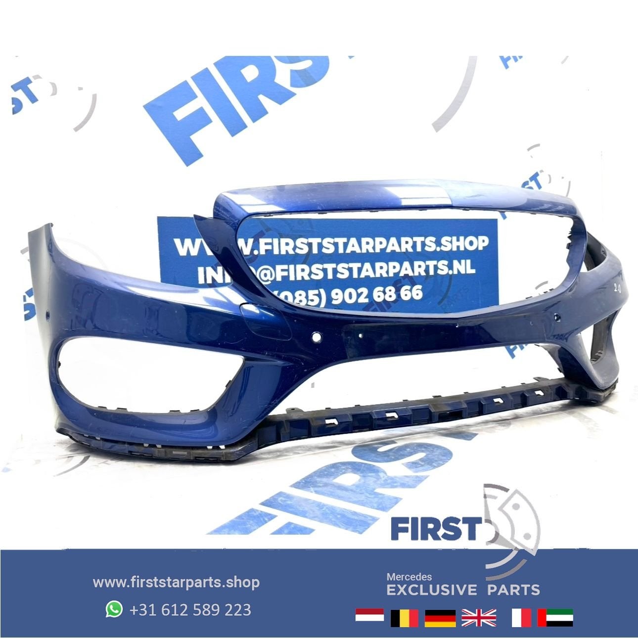 W205 BUMPER AMG VOORBUMPER 2014-2017 Mercedes C Klasse C43 Z