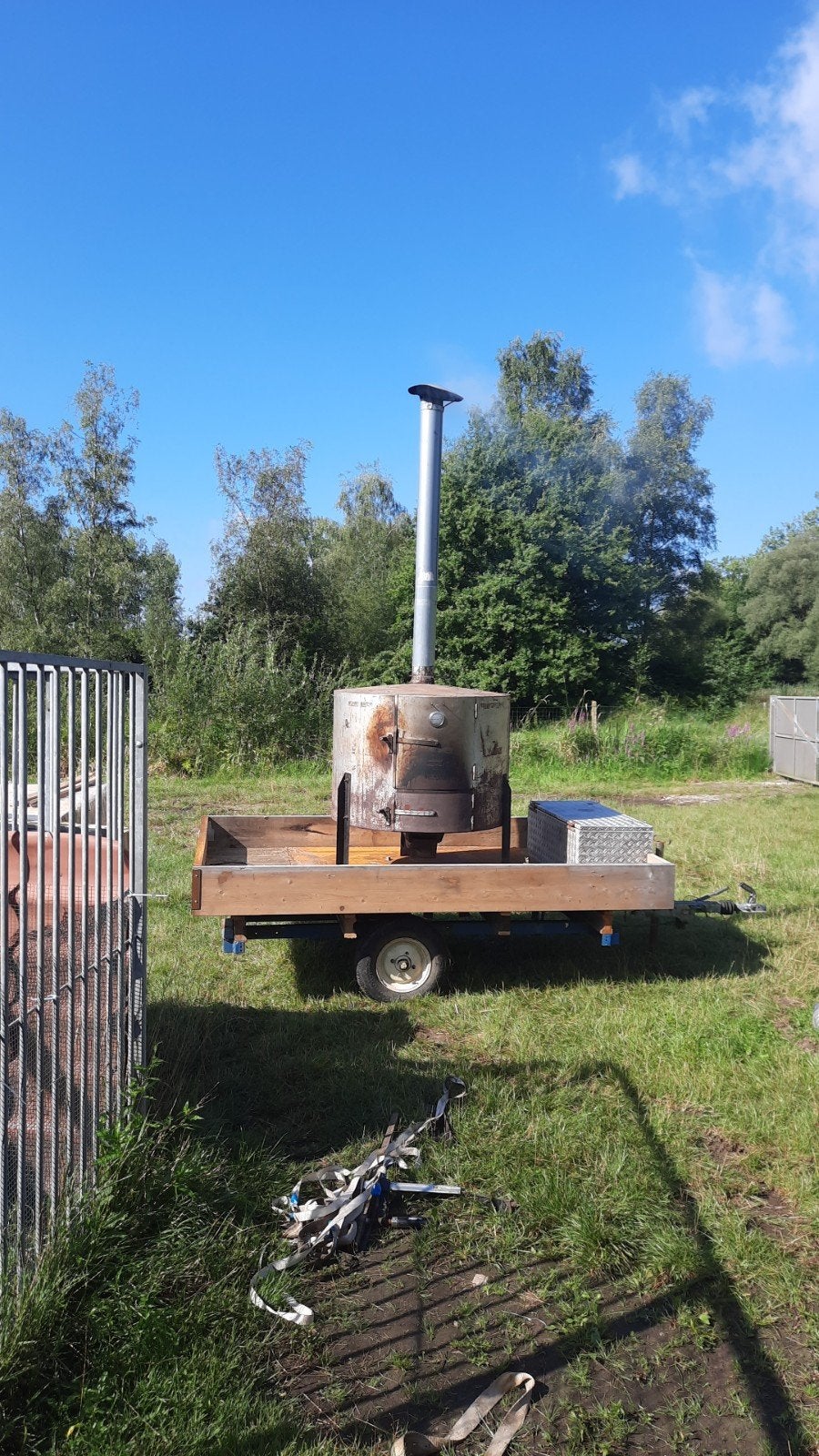 Hout oven, Tuin en Terras, Ophalen of Verzenden