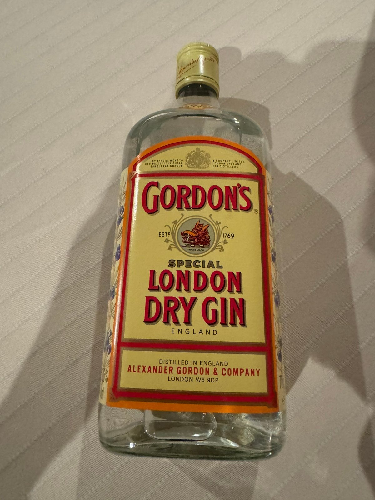 Gordon’s dry gin 70 cl, Ophalen of Verzenden, Nieuw, Overige typen