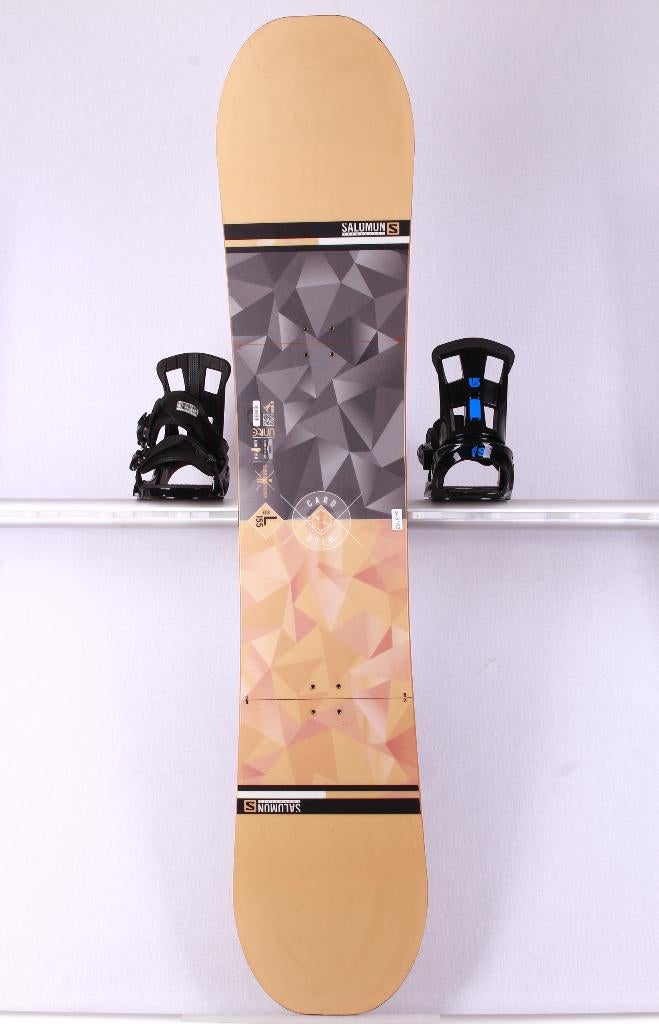 155 snowboard SALOMON WILD CARD, light orange, Ophalen of Verzenden, Gebruikt, Board