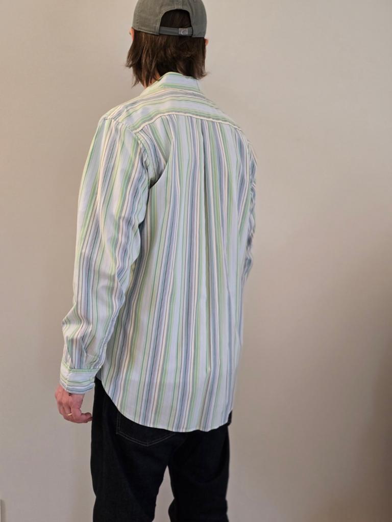 Hemd Tommy Hilfiger gestreepte zomerse tinten, Kleding | Heren, Ophalen, Overige kleuren, Zo goed als nieuw, Halswijdte 41/42 (L)
