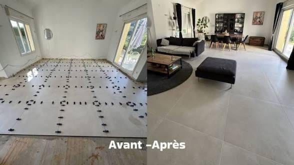 Pose de carrelage imitation bois & parquet – Travail soigné, Enlèvement ou Envoi