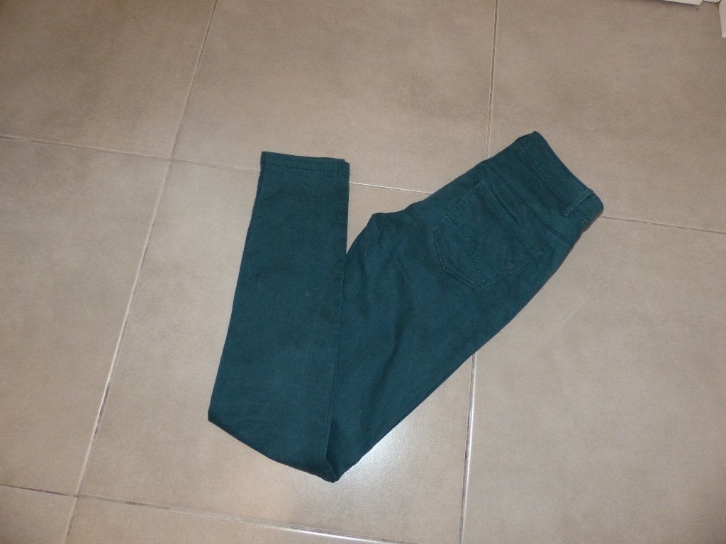 EDC blauwe / groene broek - maat 36, Kleding | Dames, Broeken en Pantalons, Blauw, Ophalen of Verzenden, Maat 36 (S), Lang