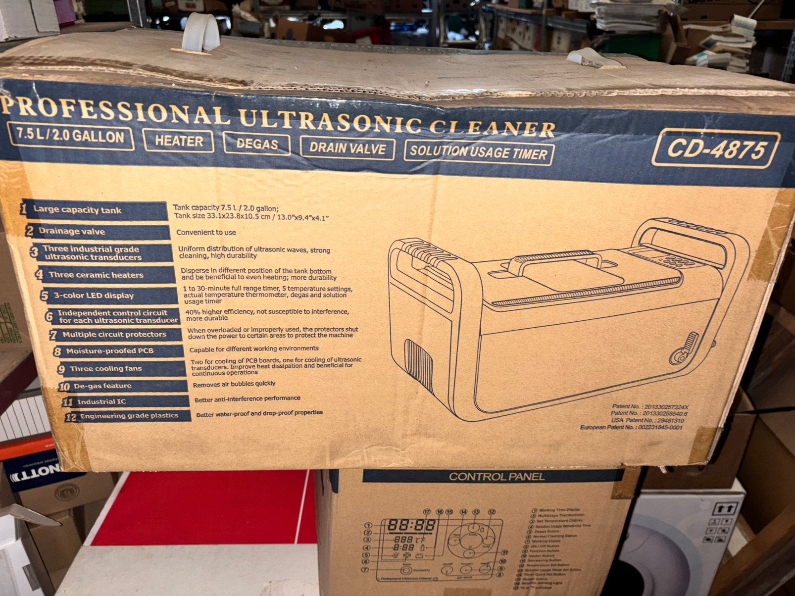 Nettoyeur à ultrasons CD4875 Codyson pour usage domestique, Enlèvement ou Envoi, Neuf