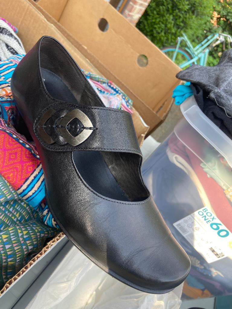schoenen, Ophalen, Schoenen met lage hakken, Zwart, Gabor