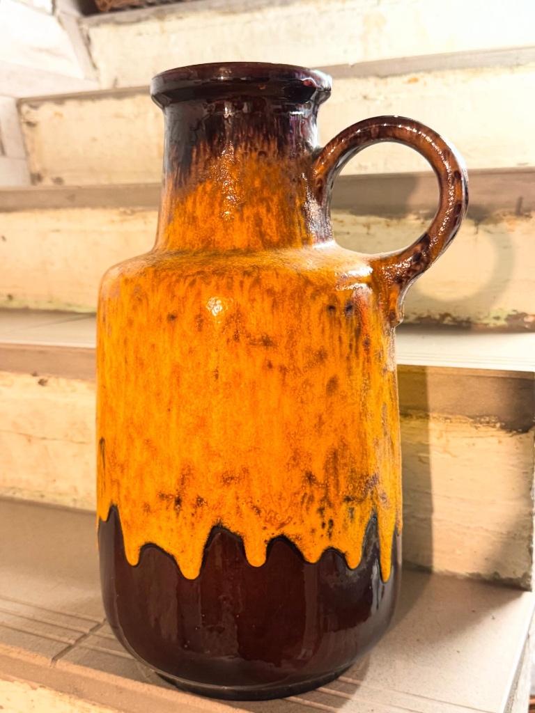 Vintage fat lava west Germany vaas, Antiek en Kunst, Ophalen