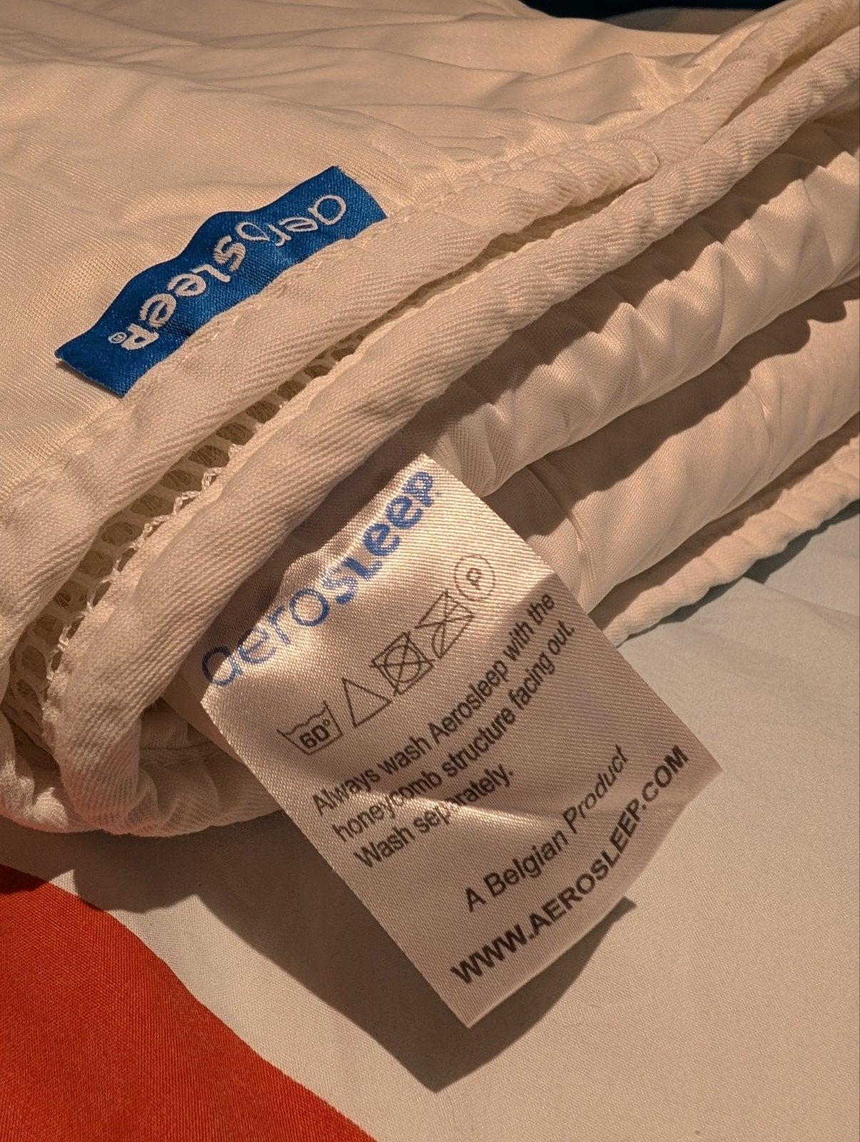 Twee Aerosleep matrasbeschermers 90x200, Gebruikt, Eenpersoons, Matrasbeschermer, Wit