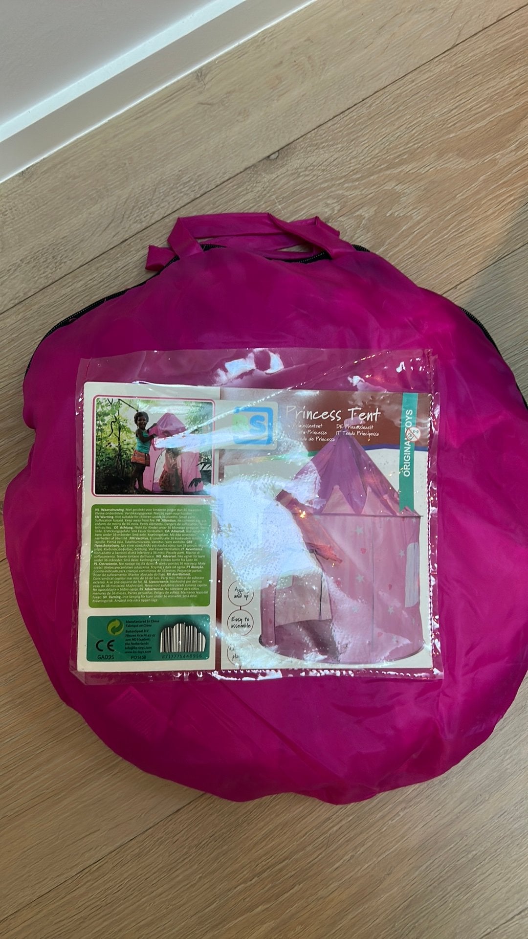 Princes tent, Ophalen, Zo goed als nieuw