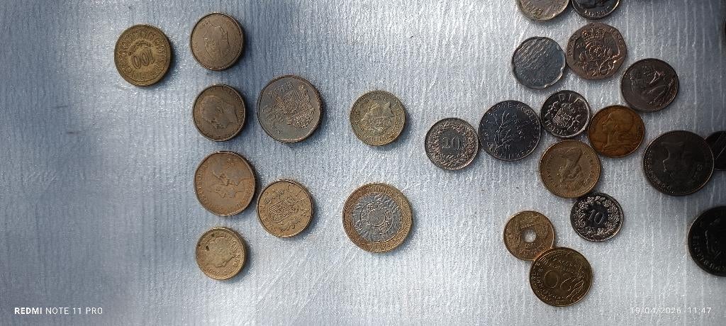 Pièce de monnaie, Enlèvement ou Envoi, Autres pays, Autres valeurs, Monnaie en vrac