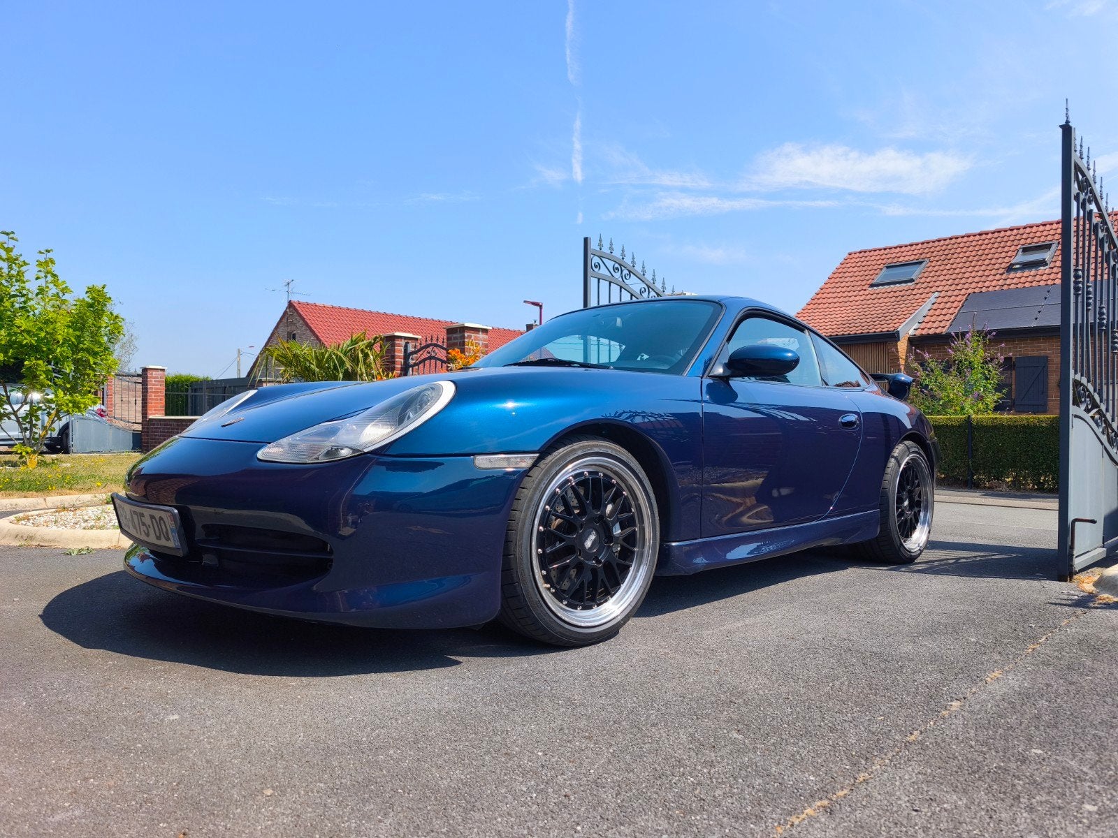 Porsche 996 carrera 4 kit GT3, Autos, Cuir, Achat, Boîte manuelle, Noir