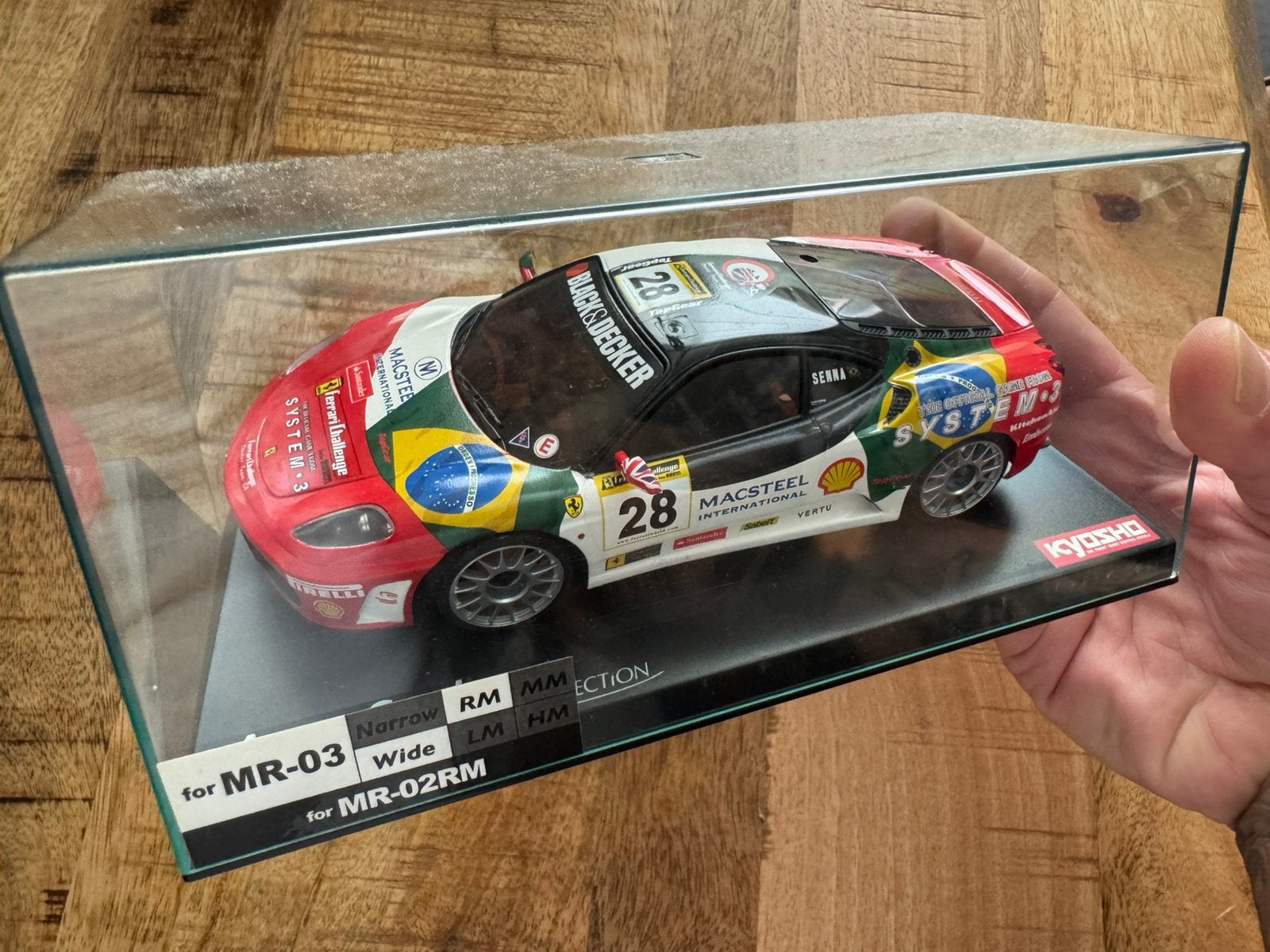 Kyosho mini z ferrari f430 body, Ophalen of Verzenden, Nieuw, Auto