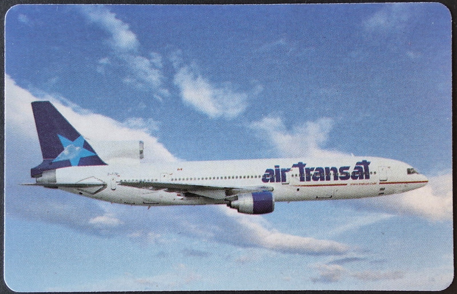 1 Speelkaart  Air Transat, Enlèvement ou Envoi
