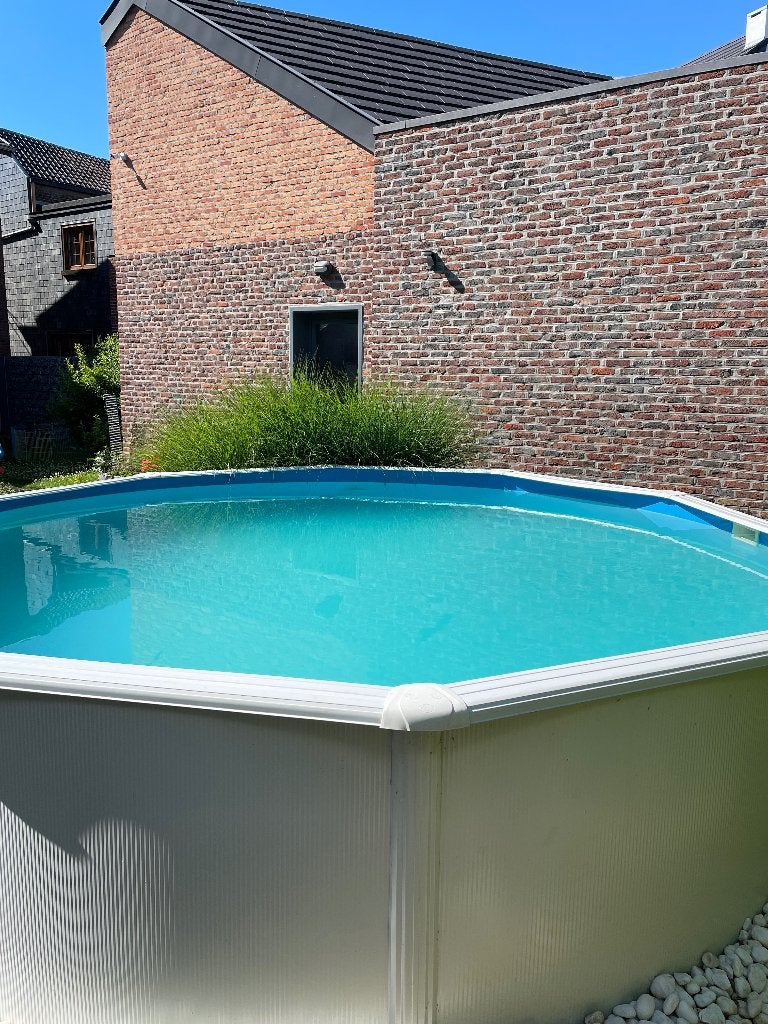Rond zwembad van 460 cm, Ophalen, Gebruikt, 80 tot 120 cm, Rond