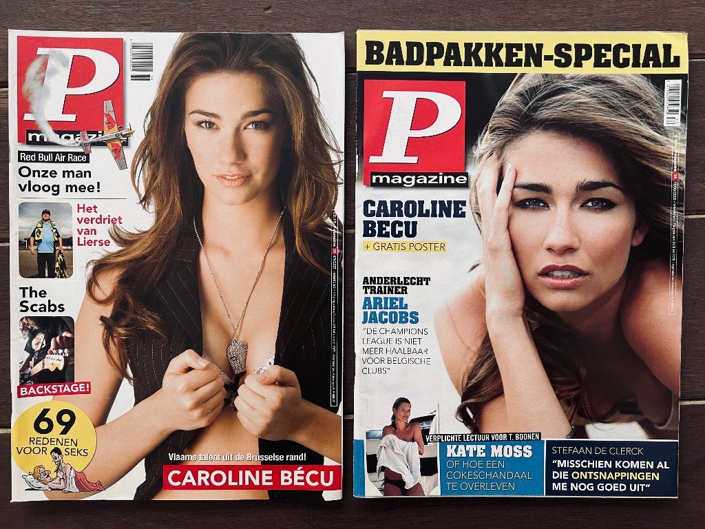 2x P magazine - Caroline Bécu, Verzenden, 1980 tot heden, Tijdschrift