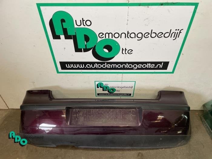 Pare-chocs arrière d'un Volkswagen Polo (Polo 01-) (LC3W), Volkswagen, -, 3 mois de garantie, Utilisé