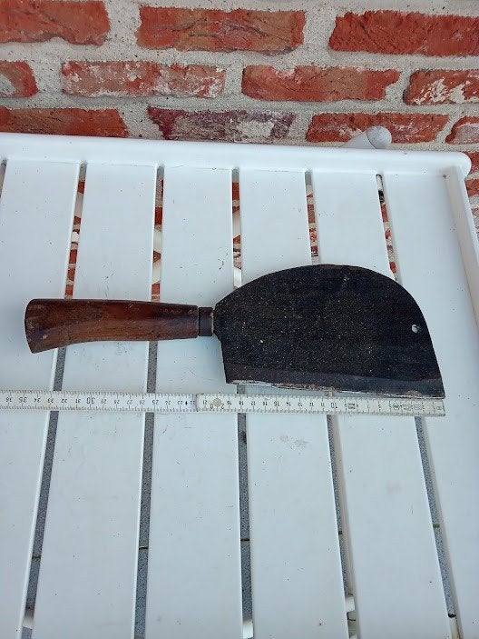 houtkapmes of een herstel 15€., Antiquités & Art, Antiquités | Outils & Instruments, Enlèvement