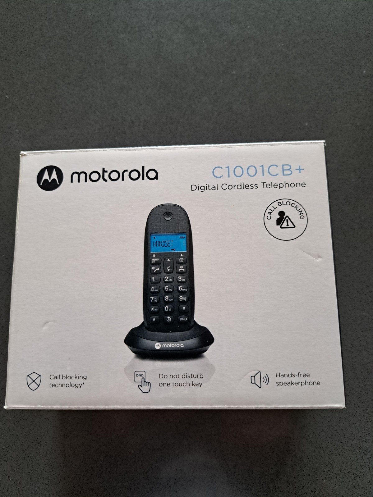 Vaste telefoon Motorola C1001CB+, Ophalen