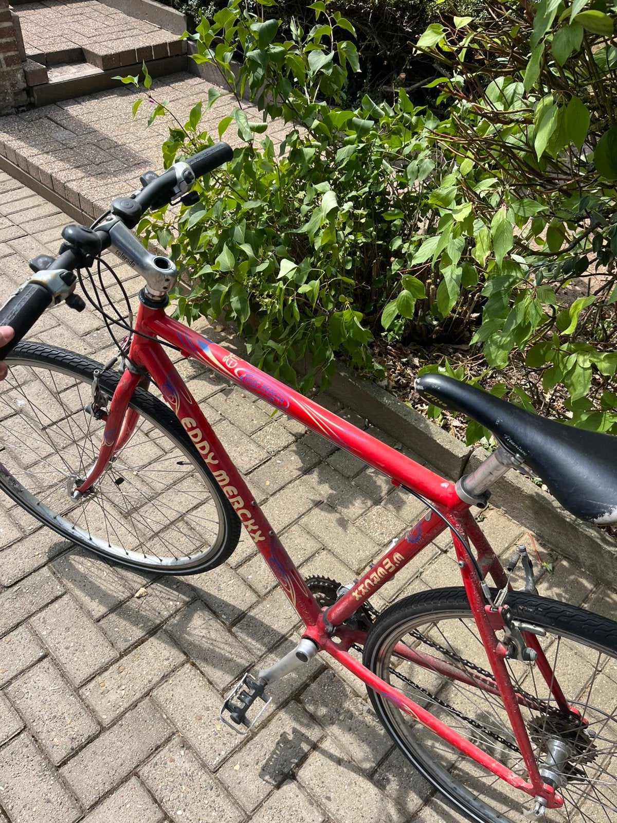 Eddy merckx koersfiets, Fietsen en Brommers, Gebruikt, Velgrem, 49 tot 53 cm, Meer dan 20 versnellingen