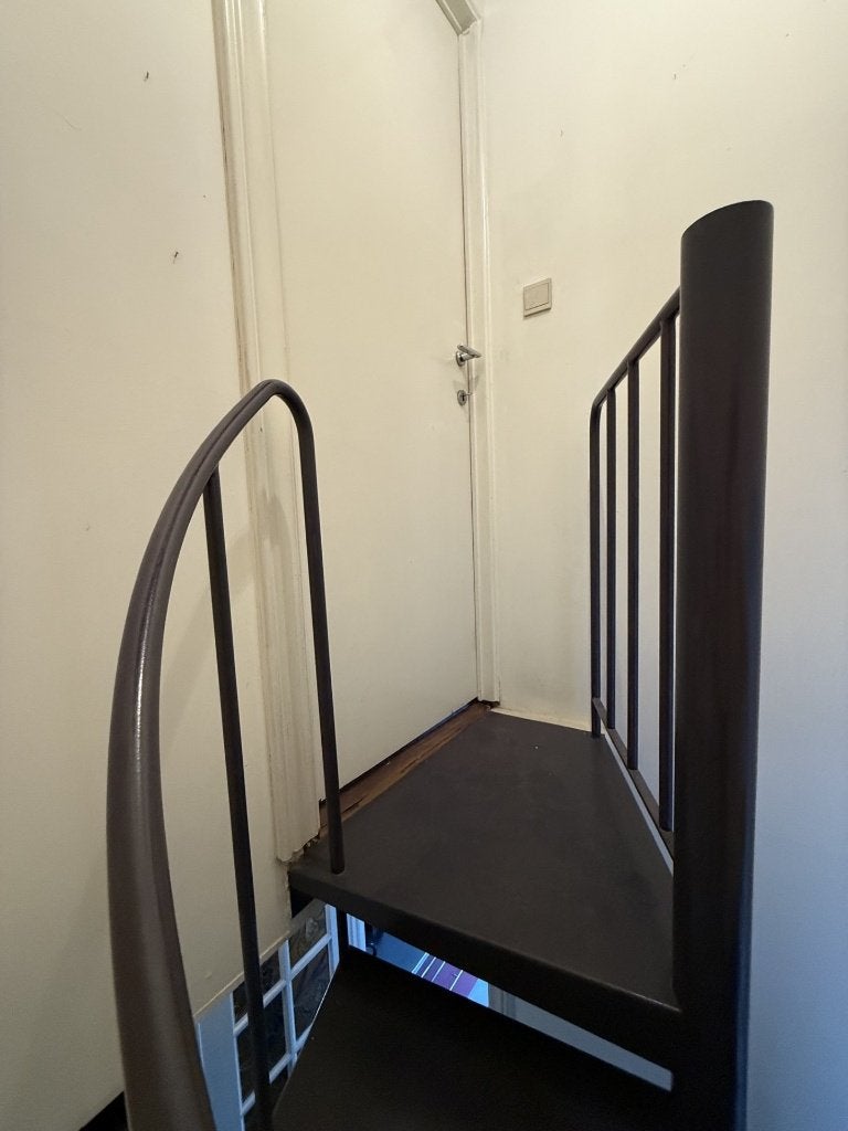 Escalier en colimaçon en acier, Bricolage & Construction, Échelles & Escaliers, Utilisé, Escalier, 2 à 4 mètres, Enlèvement