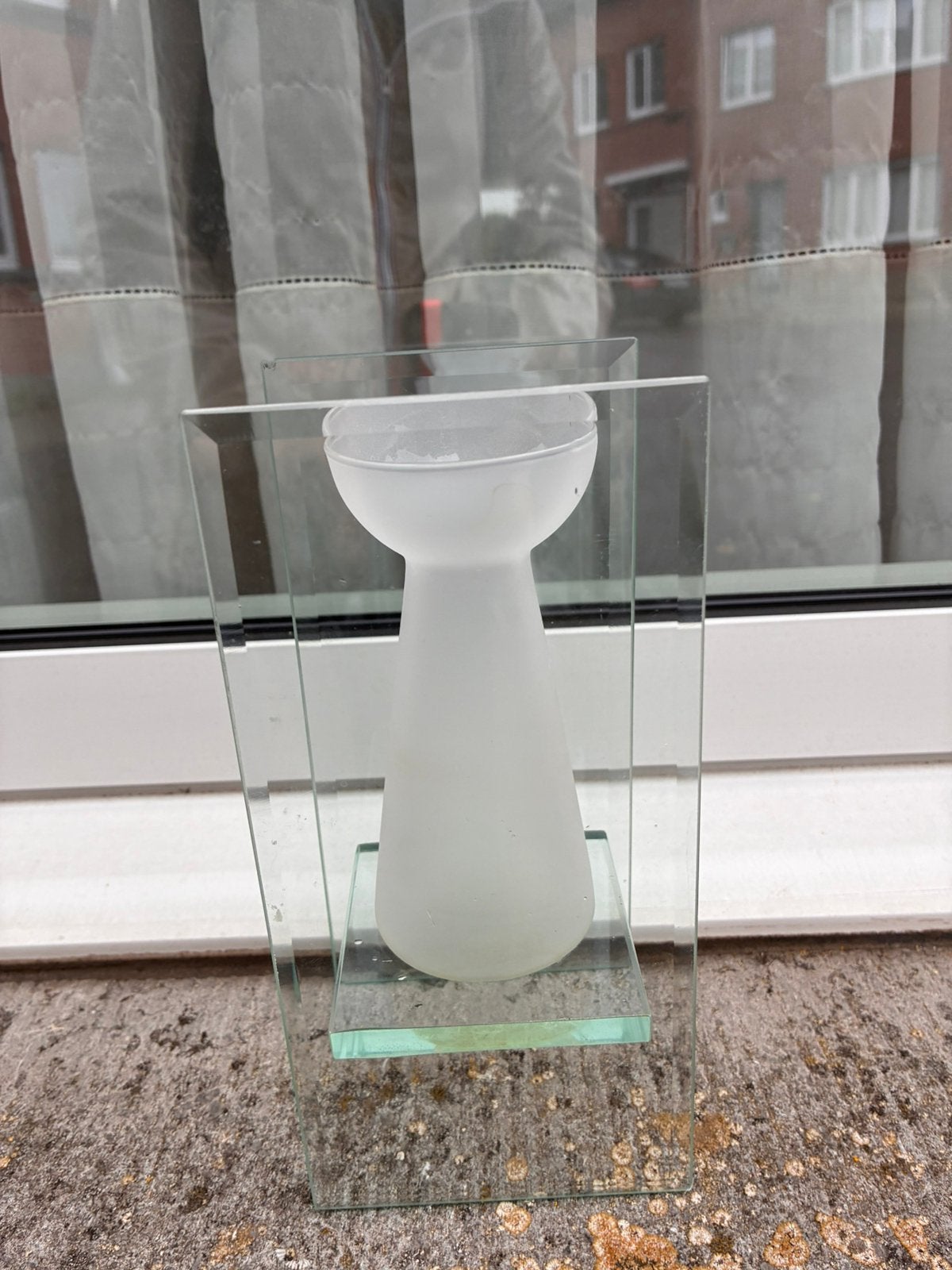 Kleine glazen vaas, Maison & Meubles, Accessoires pour la Maison | Vases, Enlèvement, Comme neuf