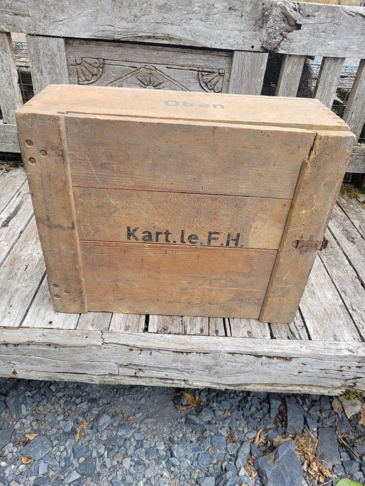 Allemagne WW2 - Caisse à munitions, Enlèvement ou Envoi