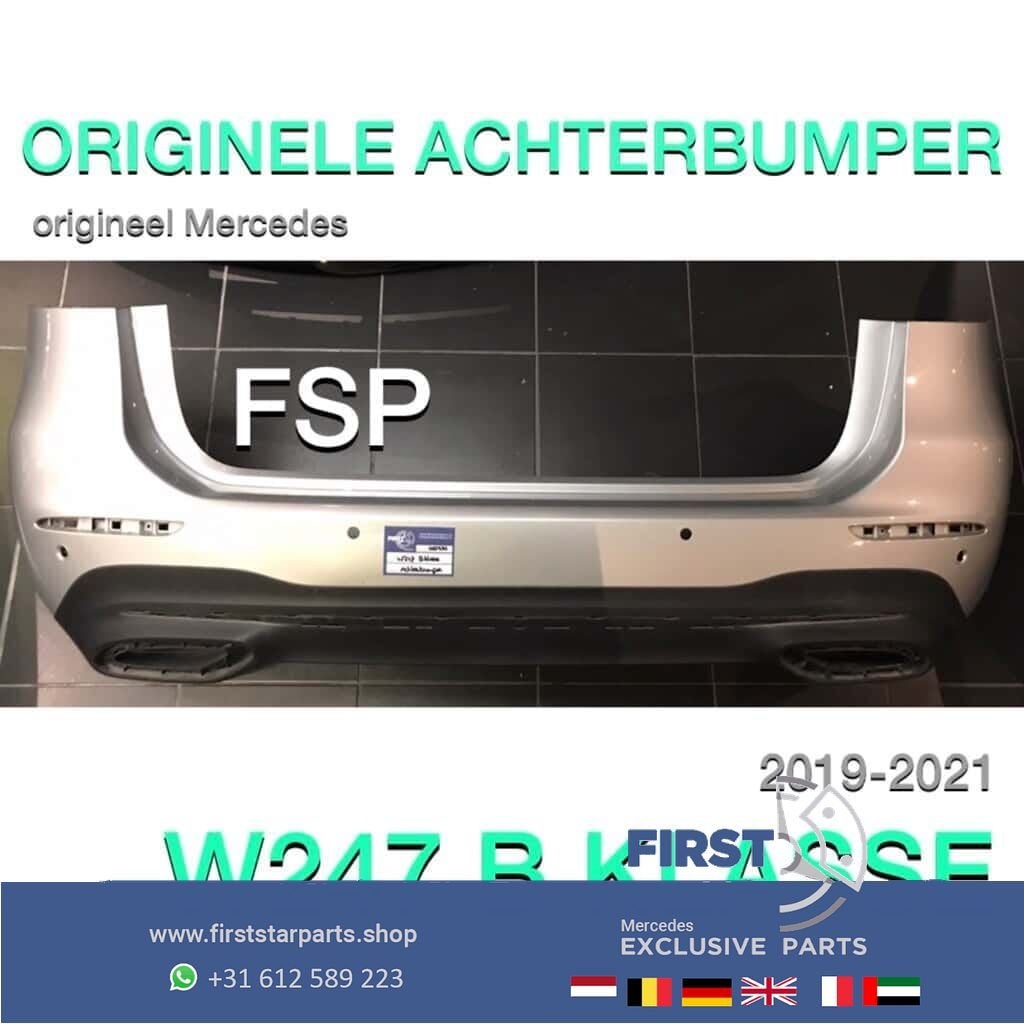 W247 ACHTERBUMPER Mercedes B Klasse 2019-2026 BUMPER ZWART W