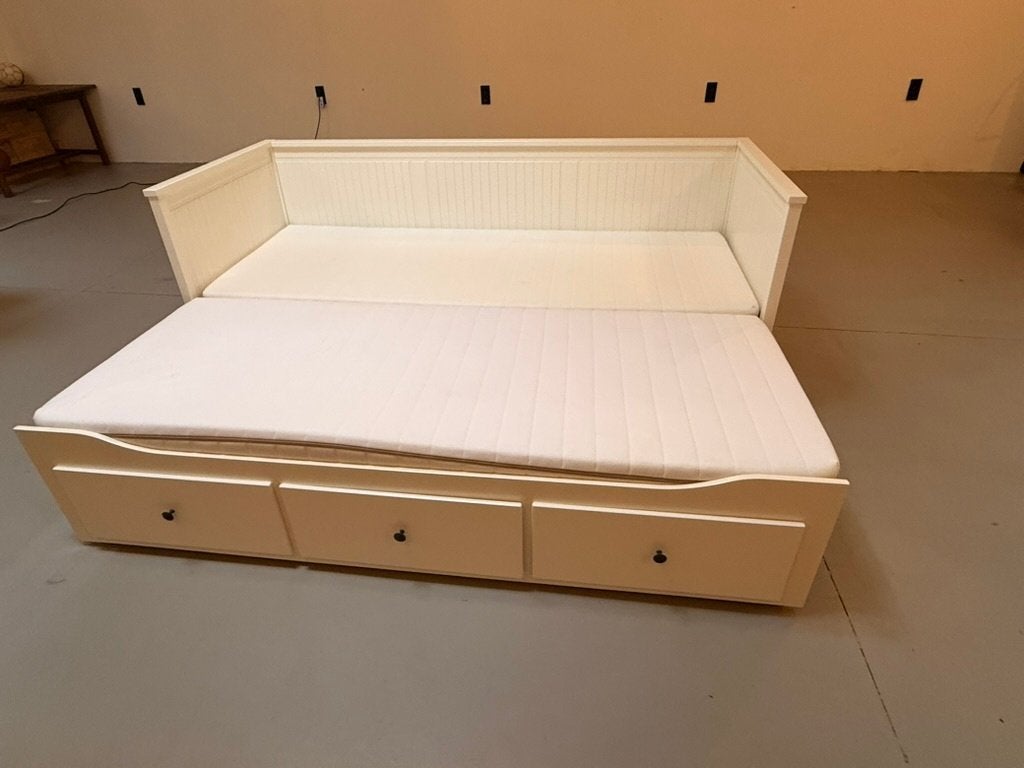 Lit de jour 3 en 1 IKEA Hemnes avec 3 tiroirs, Maison & Meubles, 90 cm, Une personne, Enlèvement, Utilisé
