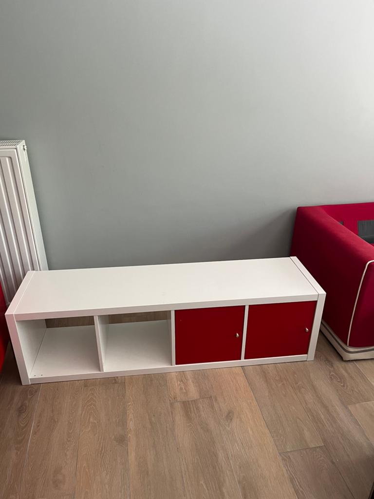 Ikea Kallax - colonne blanche, Enlèvement, Utilisé