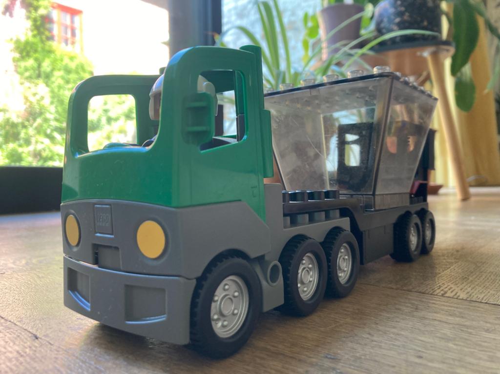 Duplo vrachtwagen, Kinderen en Baby's, Speelgoed |Speelgoedvoertuigen, Ophalen, Zo goed als nieuw