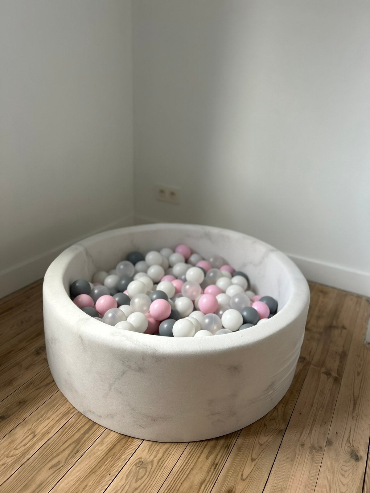 Ballenbad Mimii 90cm inclusief Misioo ballenmix, Ophalen, Zo goed als nieuw, Jongen of Meisje