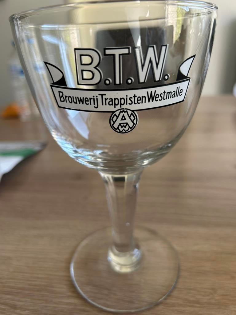 Westmalle bierglas, Verzamelen, Biermerken, Ophalen of Verzenden, Zo goed als nieuw