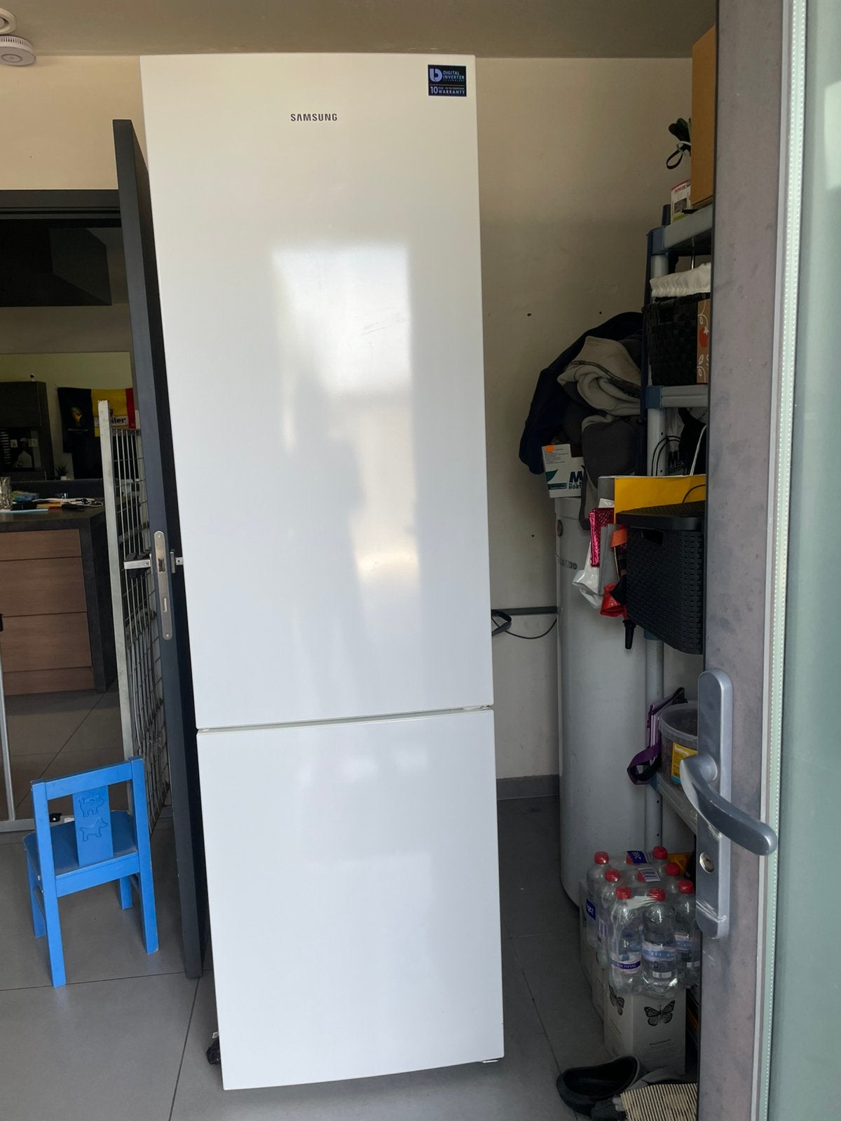 Samsung Ijskast + diepvries, Elektronische apparatuur, Koelkasten en IJskasten, Ophalen, Gebruikt, 200 liter of meer, Met aparte vriezer