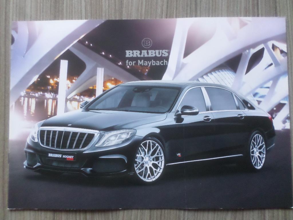 Mercedes Brabus Maybach Brochure, Ophalen of Verzenden, Mercedes