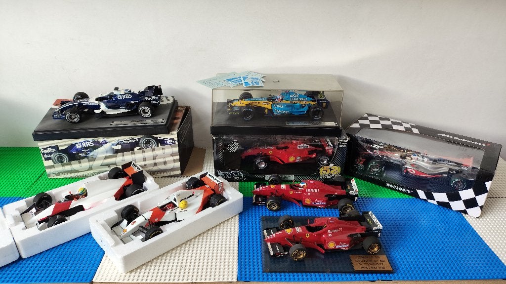 F1 Modelwagens onderdelen 1/18, Enlèvement ou Envoi, Utilisé, Voiture, MiniChamps