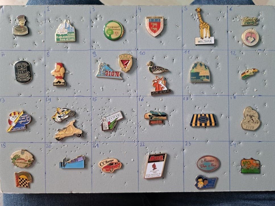 pins pin's à la case, Collections, Enlèvement