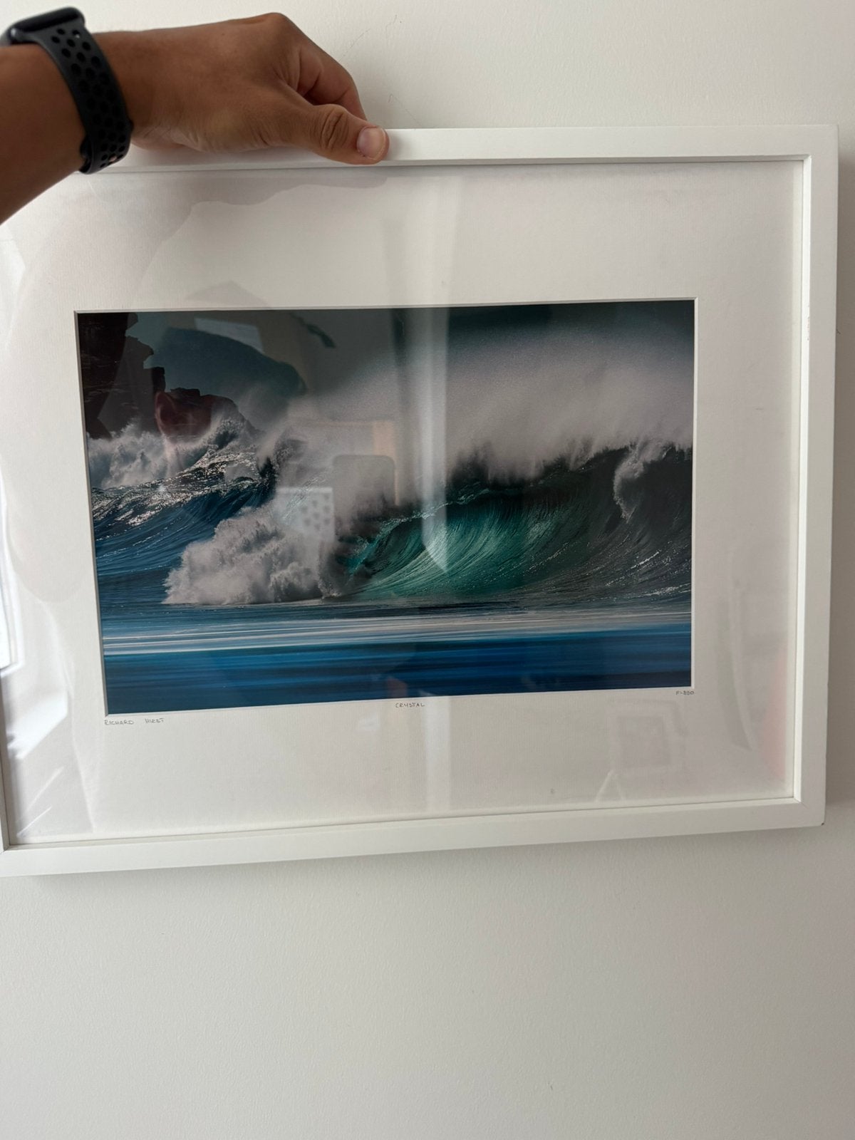Wave Kunst 40x50cm, Antiek en Kunst, Ophalen of Verzenden