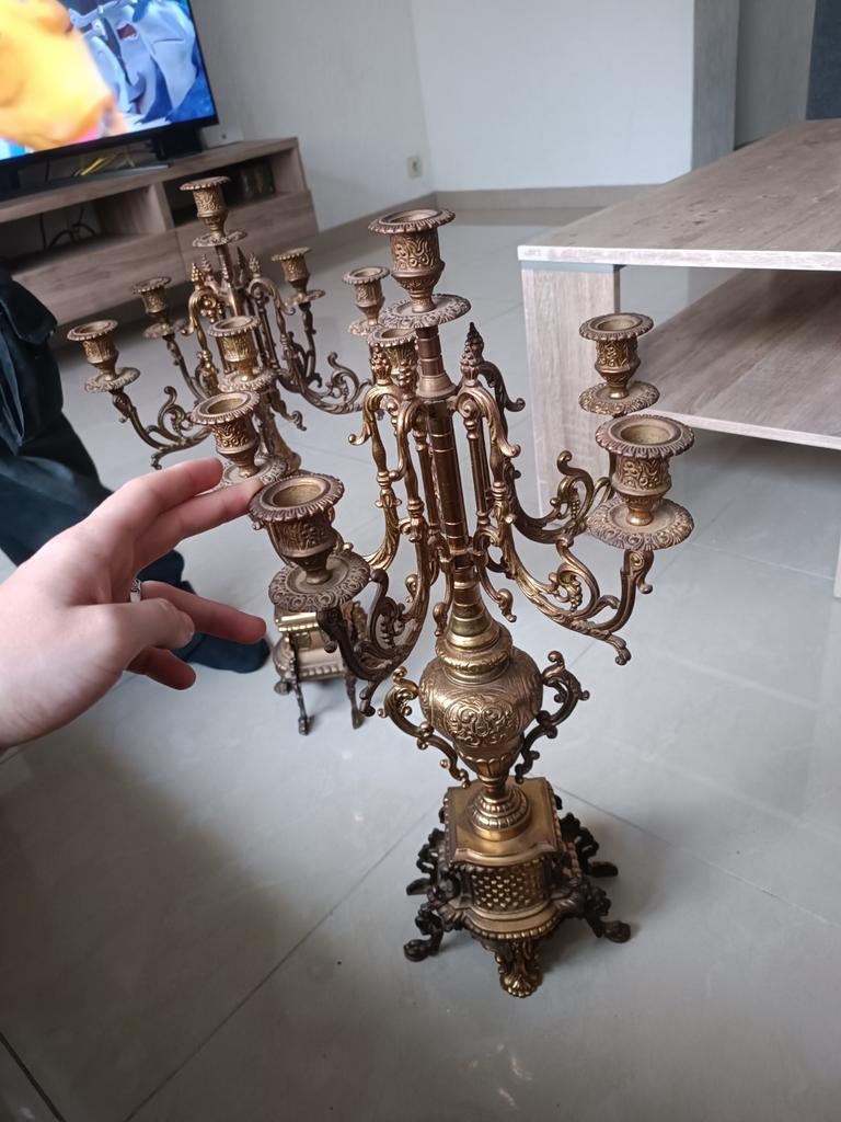 Kaarsenhouder, Huis en Inrichting, Lampen | Kroonluchters, Ophalen