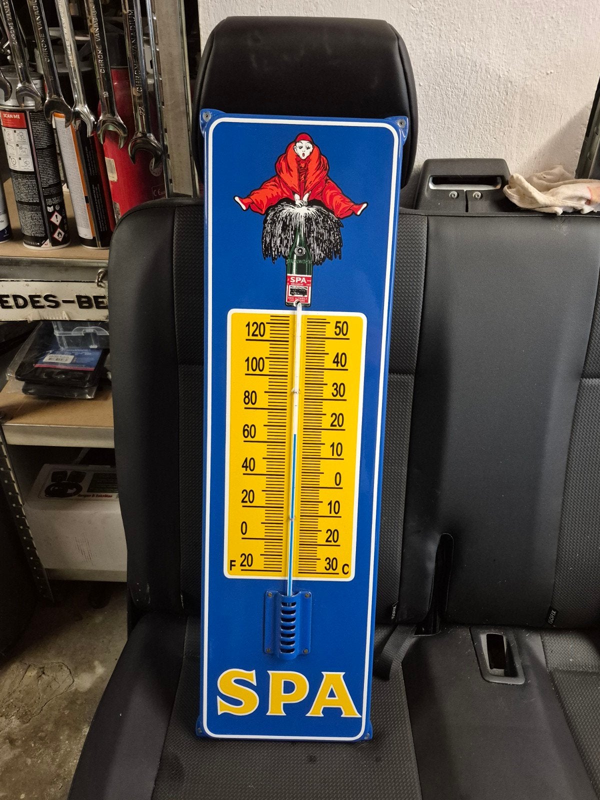 thermomètre Spa monopole en émaillé, Enlèvement