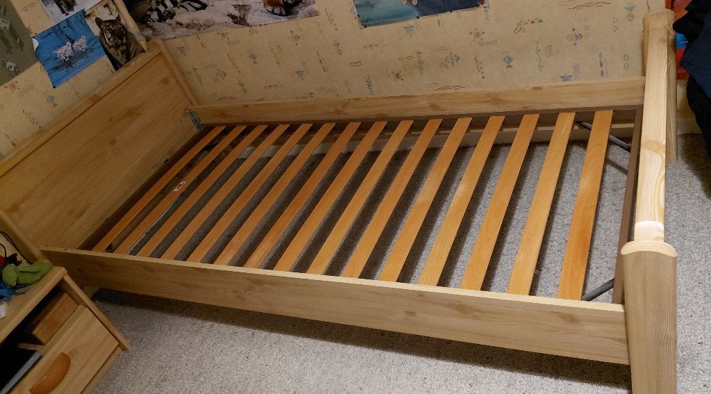 éénpersoonsbed, Huis en Inrichting, Ophalen, Gebruikt, 90 cm, Eenpersoons