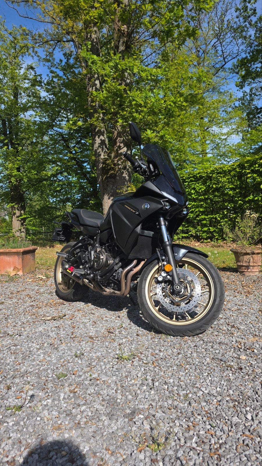 Yamaha Tracer 7 2024 Akrapovic full power