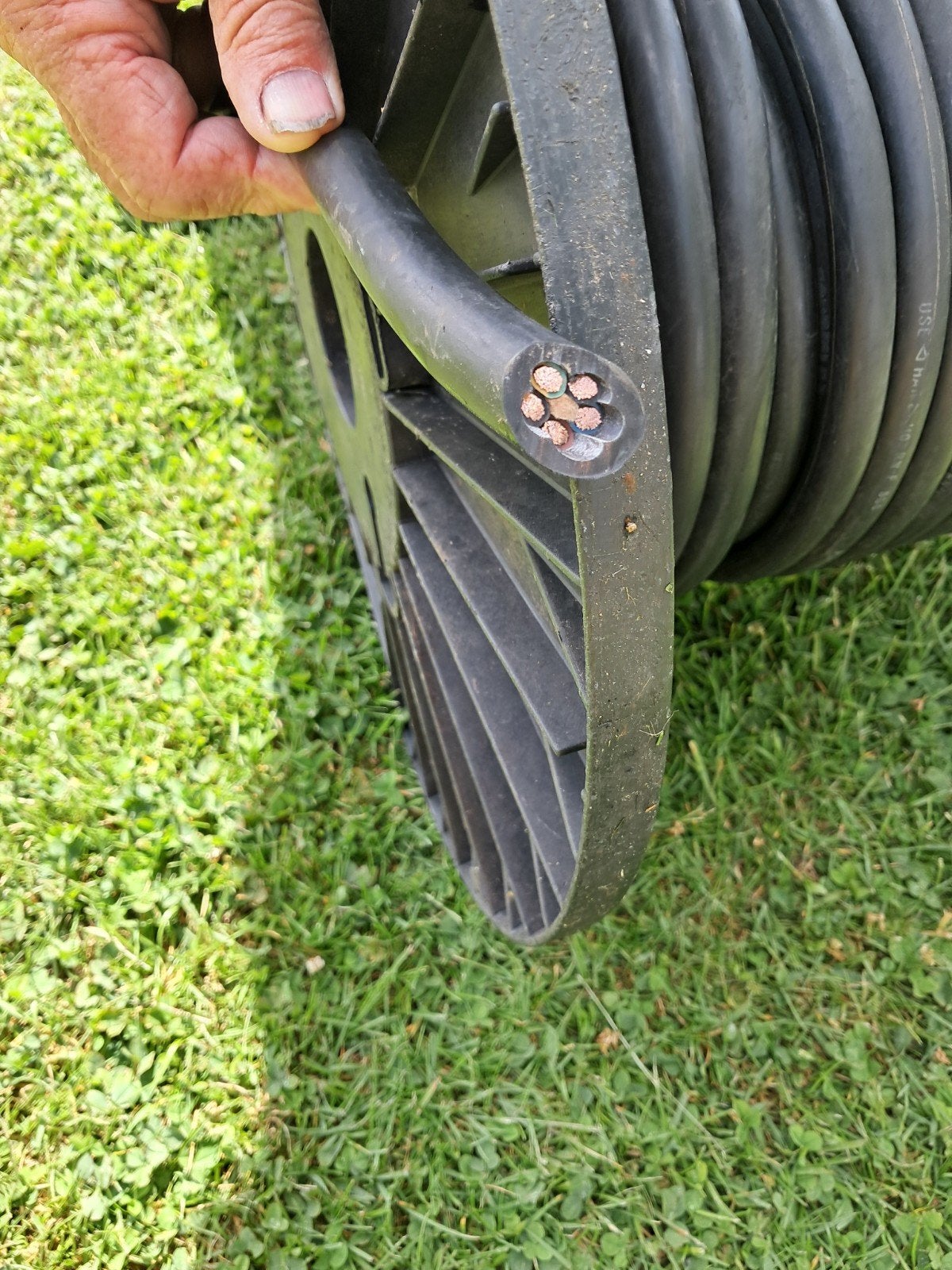 soepele rubber elektriciteitskabel 5G6, Bricolage & Construction, Enlèvement, Comme neuf