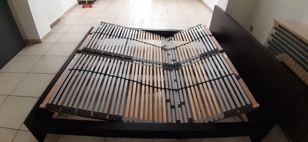 Lit Ikea Malm 180x200 cm 2 personnes, Enlèvement, Utilisé, Deux personnes, 200 cm