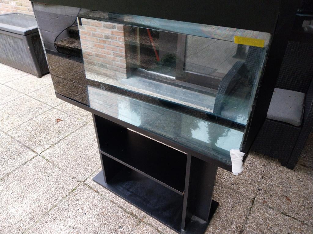 Terrarium -Ancien aquarium, Animaux & Accessoires, Reptiles & Amphibiens | Accessoires, Utilisé, Terrarium ou Paludarium, Enlèvement