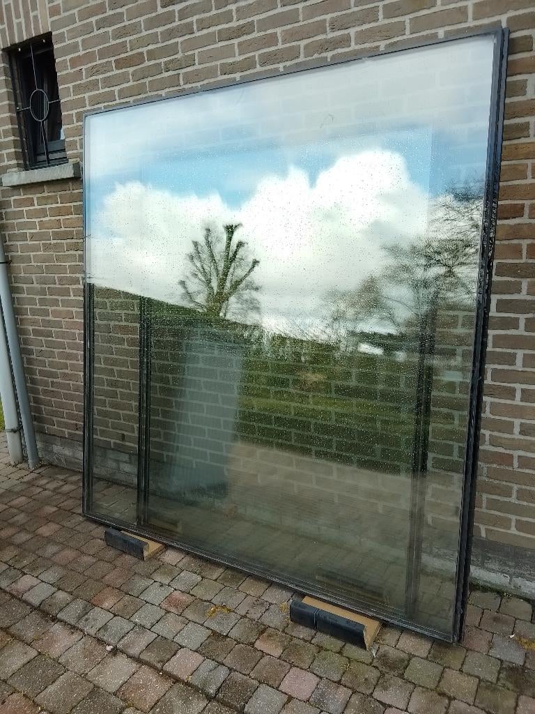 Vensterglas, Ophalen, Zo goed als nieuw, Glasplaat, Dubbelglas