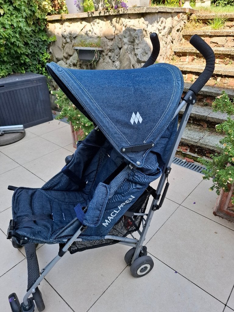Poussette Maclaren Quest bleu indigo, Enfants & Bébés, Poussettes & Combinaisons, Enlèvement, Utilisé, Poussette, Autres marques