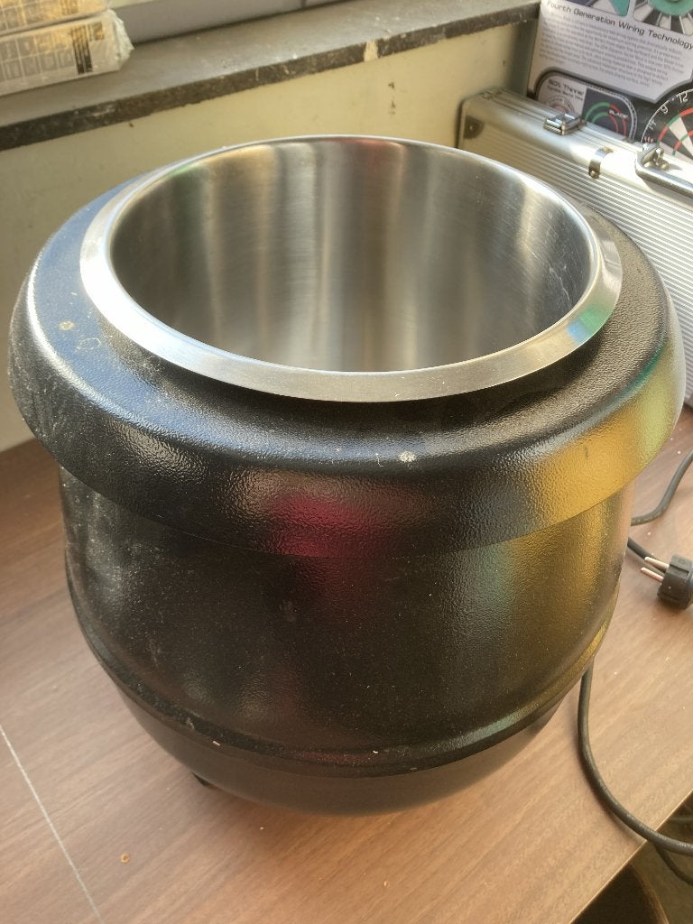 Soepverwarmer, Huis en Inrichting, Keuken | Keukenbenodigdheden, Ophalen, Overige typen, Zo goed als nieuw, Zwart